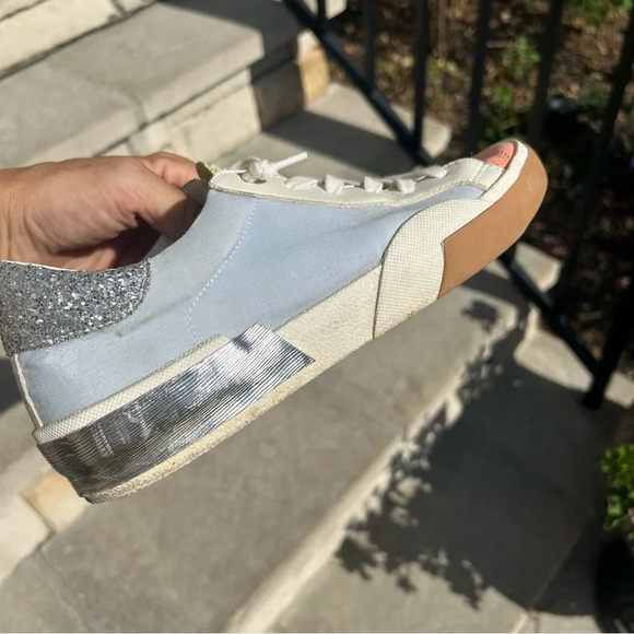 Dolce Vita pastel multi-color snekaers with silver detailing Sz 7.5 - Picture 12 of 16